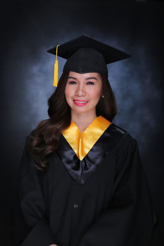 Graduation ceremony photo of Ana Dina