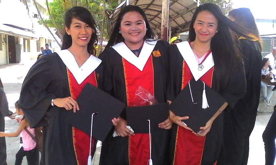 Graduation ceremony photo of Ophel Mae