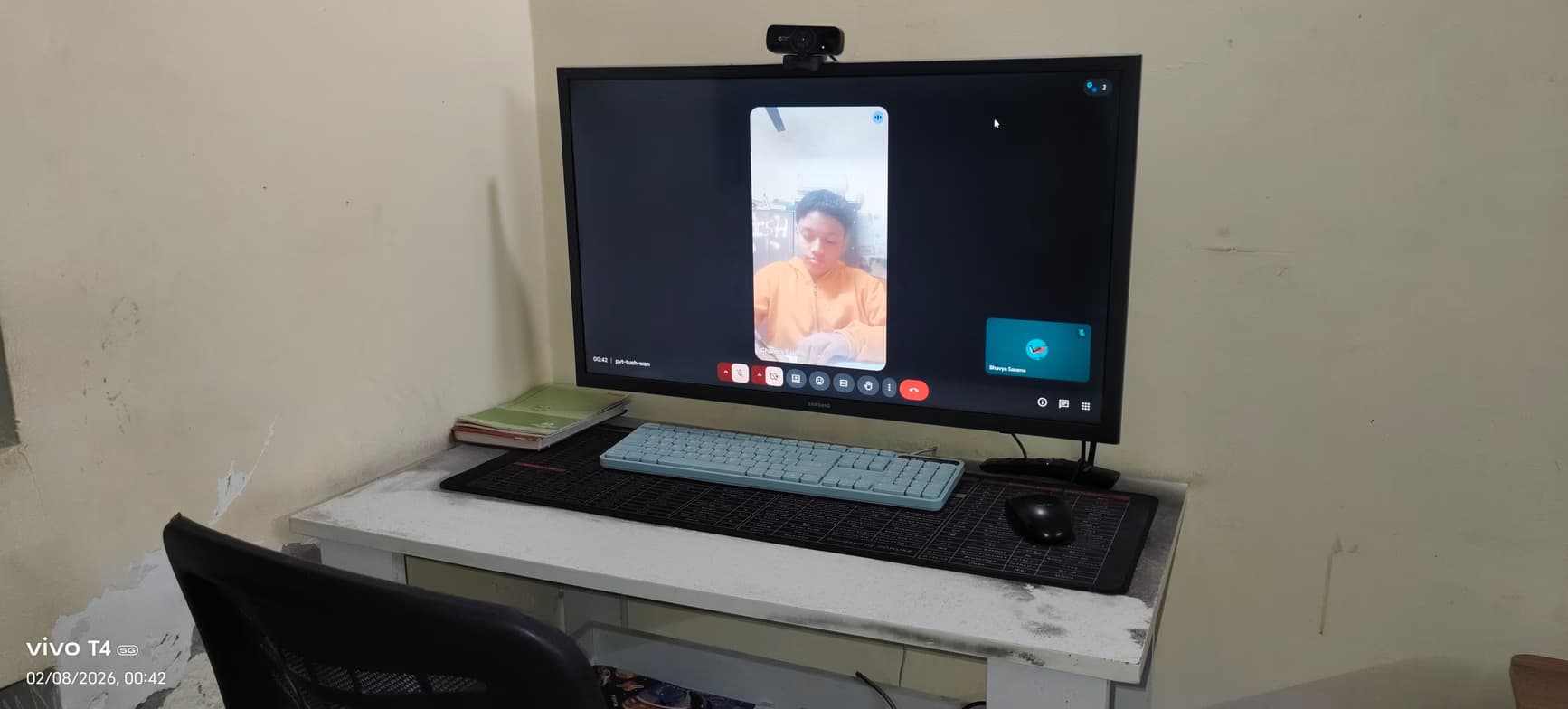 Deepika conducting a lesson