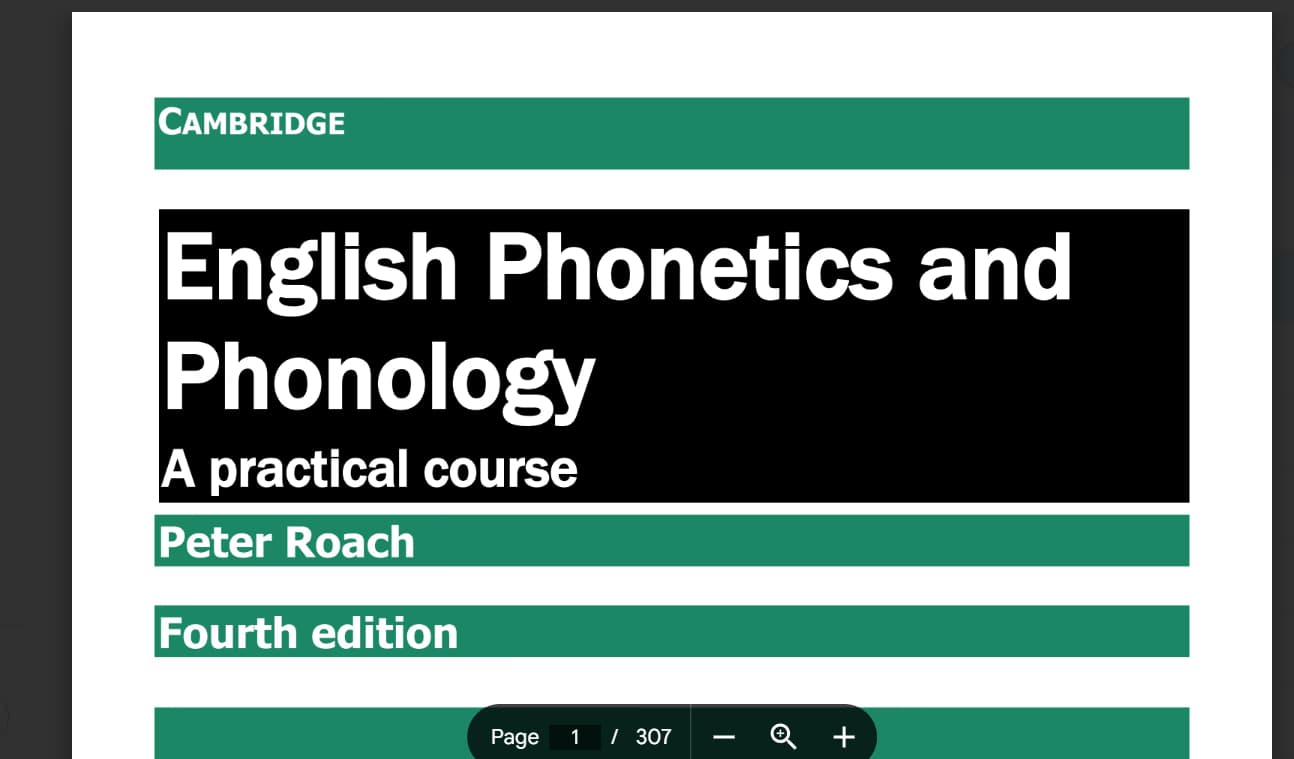 English learning materials by Camille