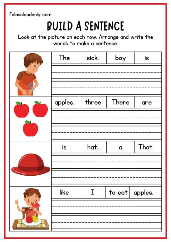 English learning materials by Fola