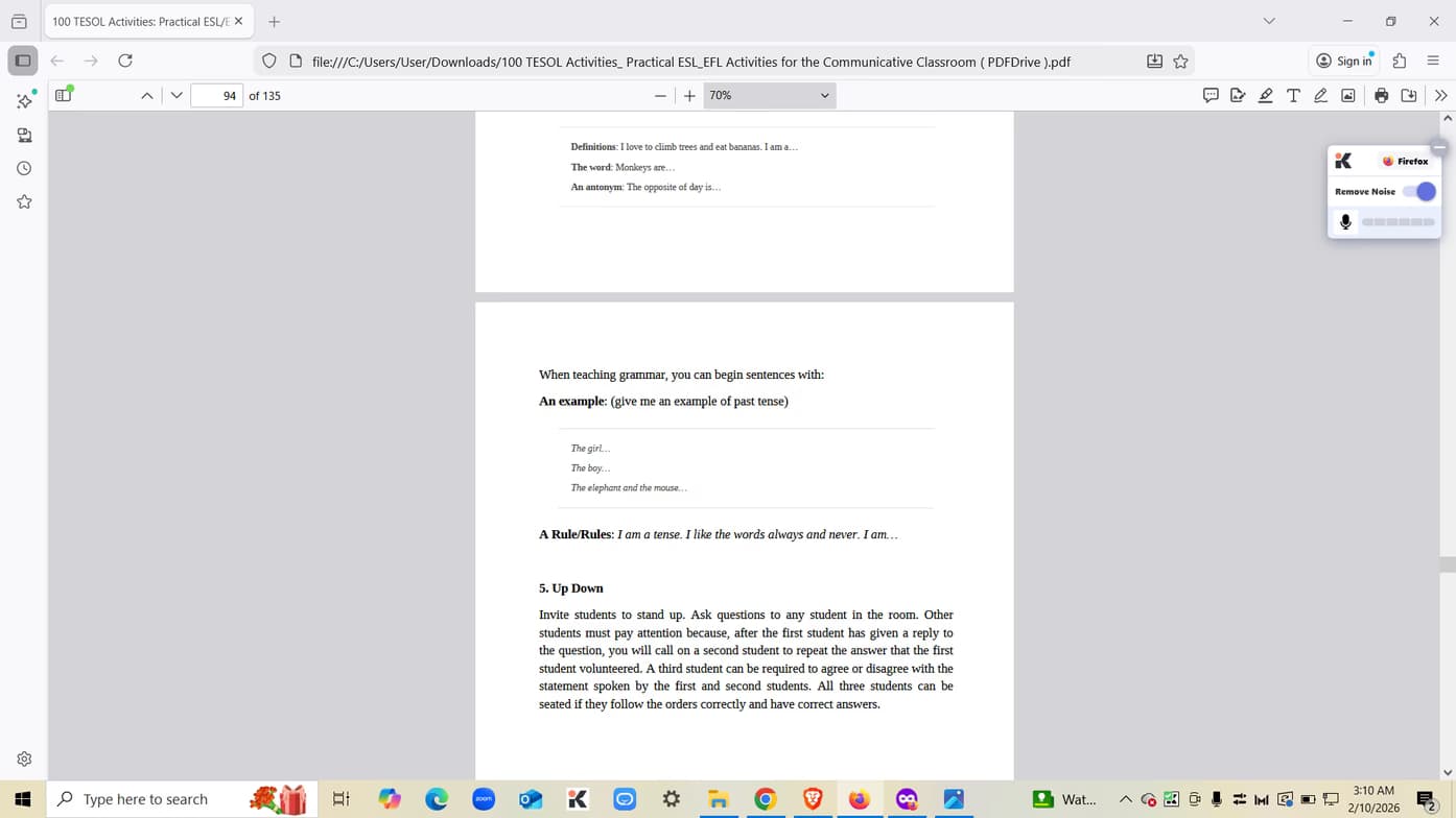 English learning materials by Lalenn