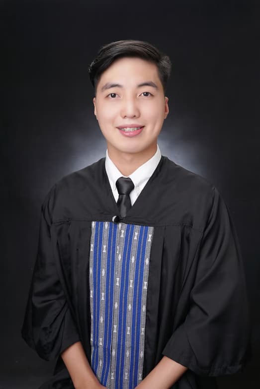 Graduation ceremony photo of JAMES BIENJAMIN