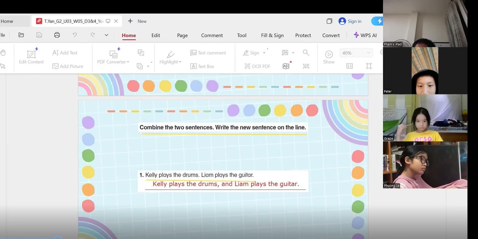 Live performance with ESL by YAN YEN