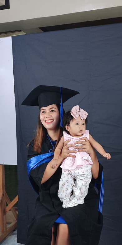 Graduation ceremony photo of Jonavie