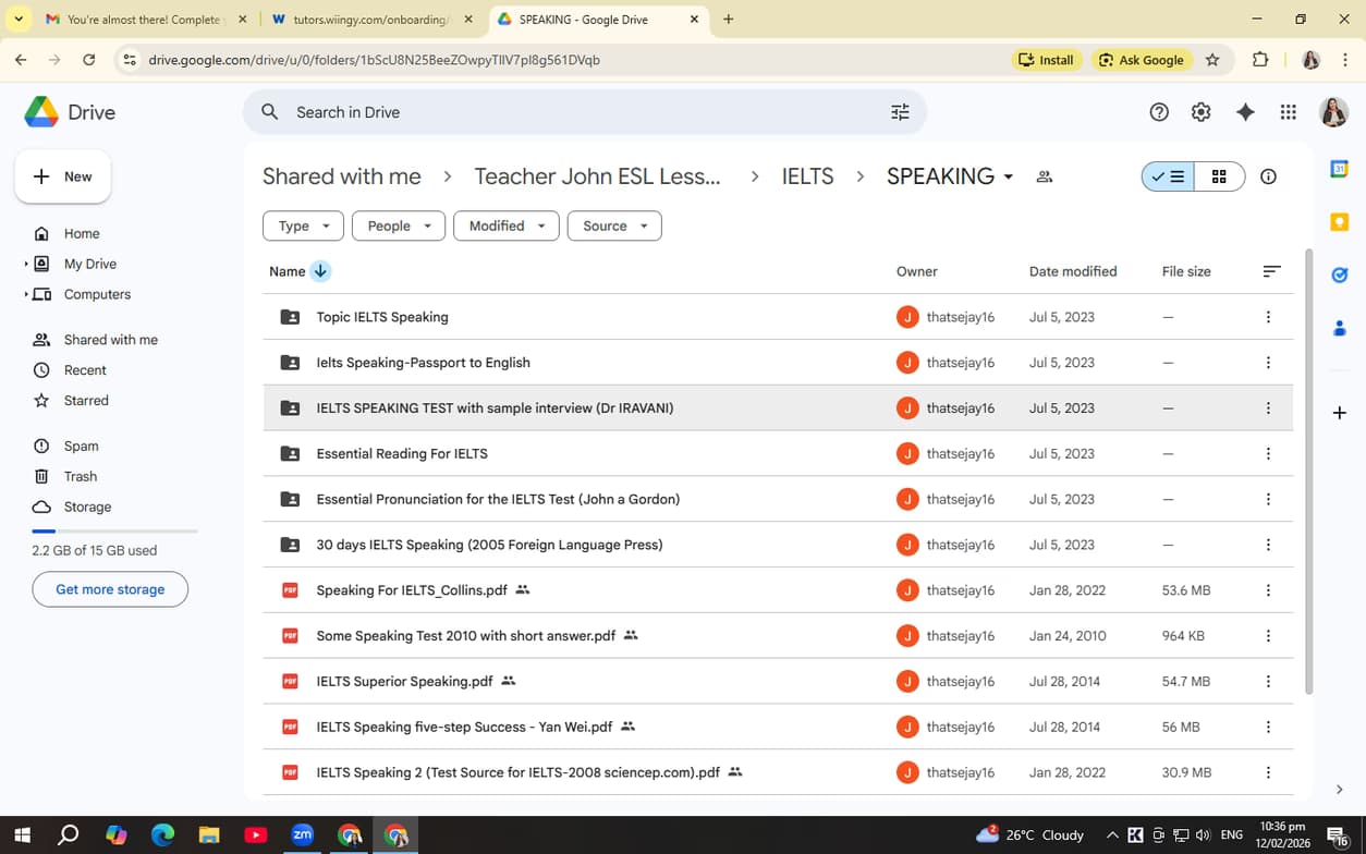 ACT learning materials by Merna