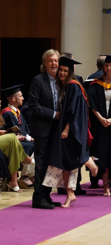 Graduation ceremony photo of Hannah