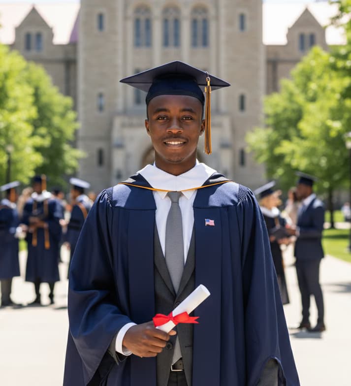 Graduation ceremony photo of RACHAEL