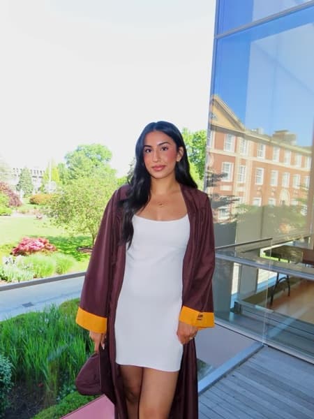 Graduation ceremony photo of Jaspreet