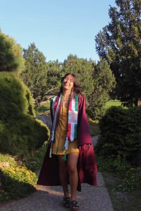 Graduation ceremony photo of Reesa