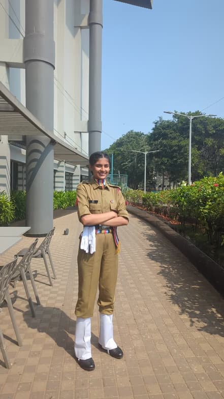 Ritikaenjoying a hobby outside teaching