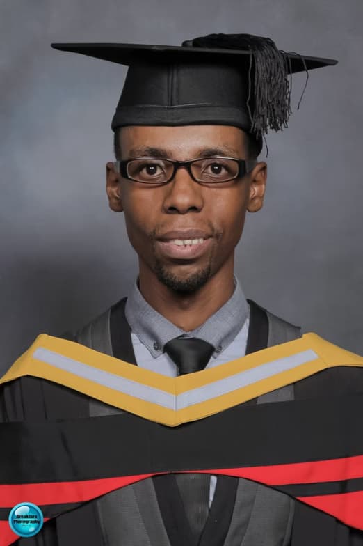 Graduation ceremony photo of Khulile