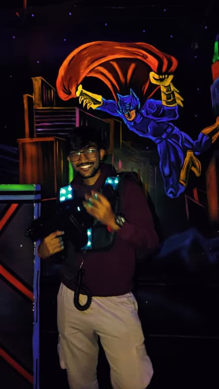 Rishienjoying a hobby outside teaching