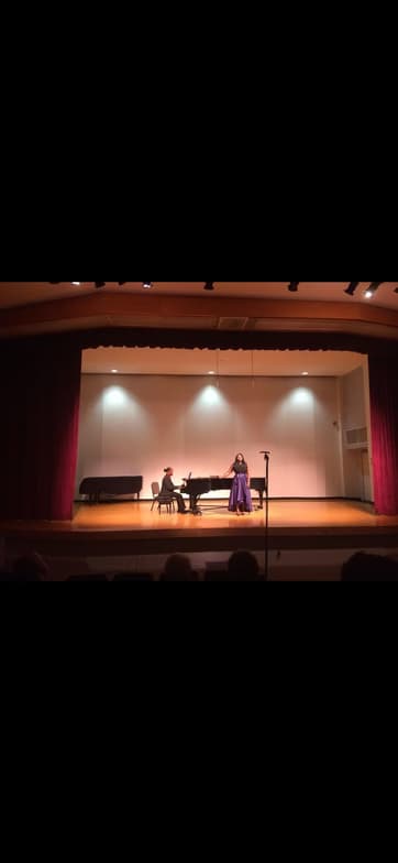 Kassy enjoying a hobby outside teaching