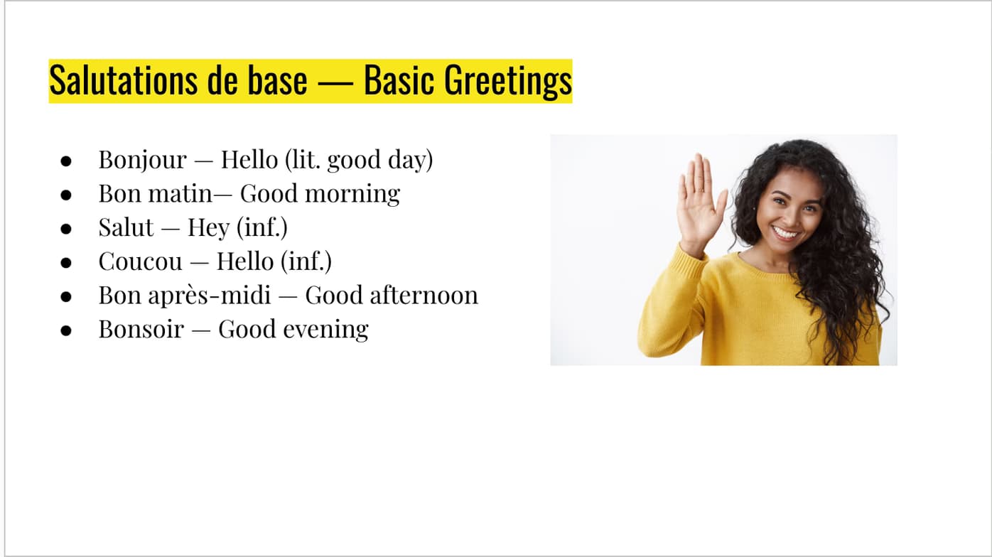 French learning materials by Leila