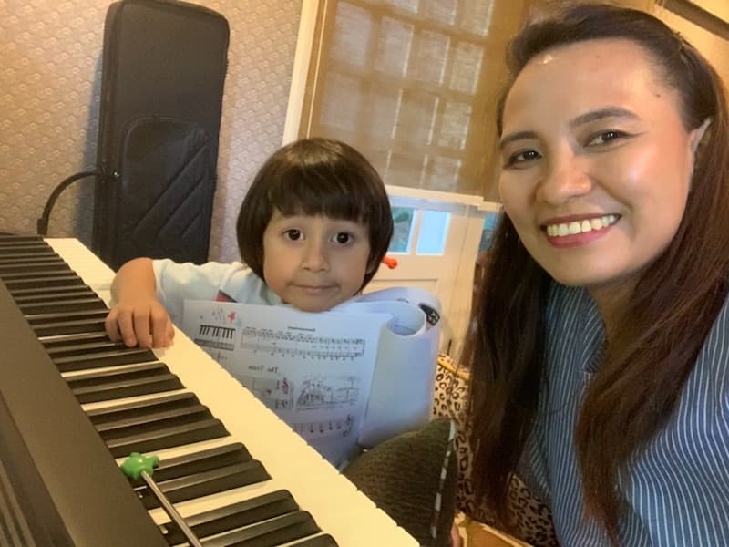 Teaching setup of May for private tutoring