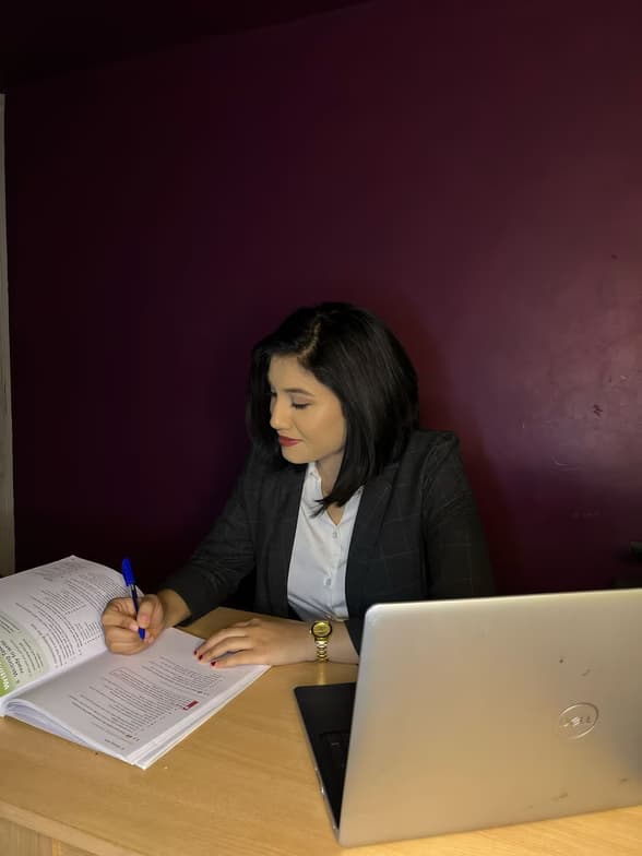 Aashish conducting a lesson