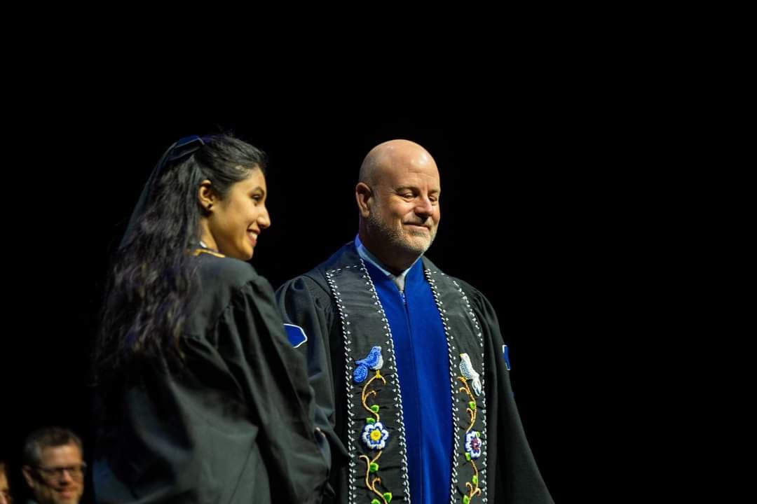 Graduation ceremony photo of Aashish