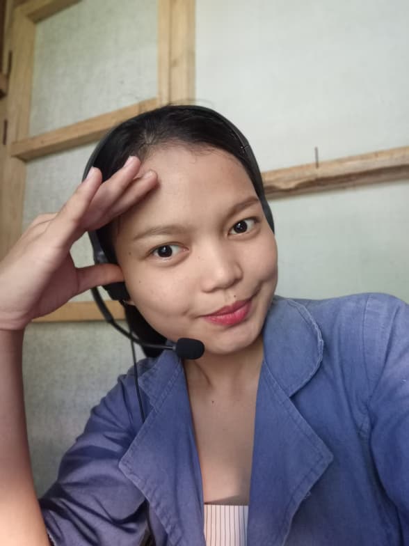 Teaching setup of Kathleen Mae for private tutoring