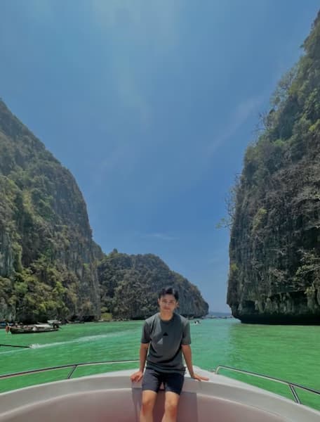 Travel snapshot of Shezad Safwan during a trip