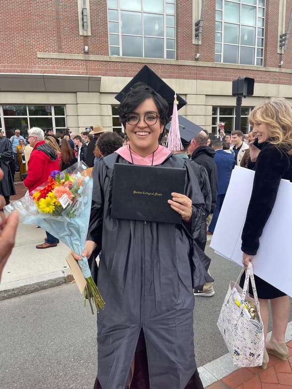 Graduation ceremony photo of Jimena