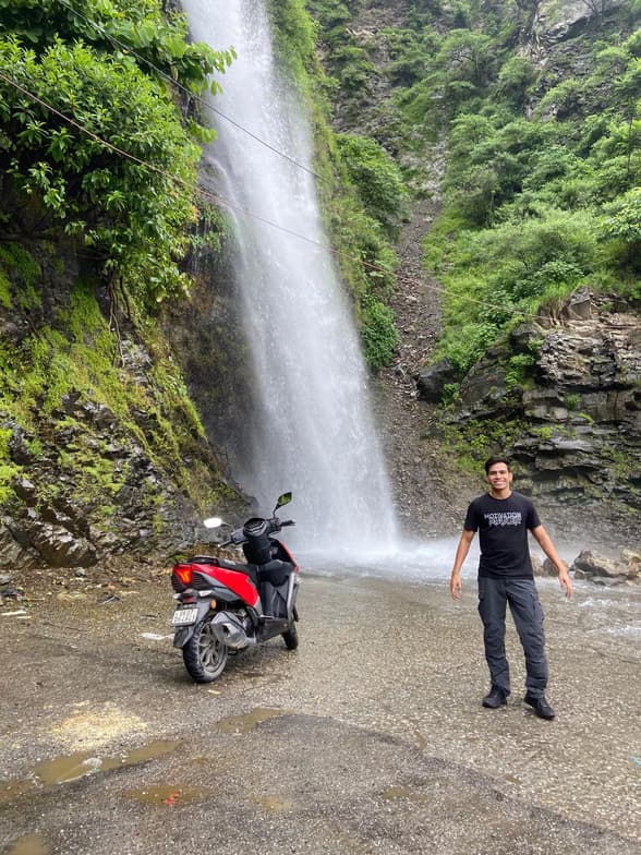 Mohitenjoying a hobby outside teaching