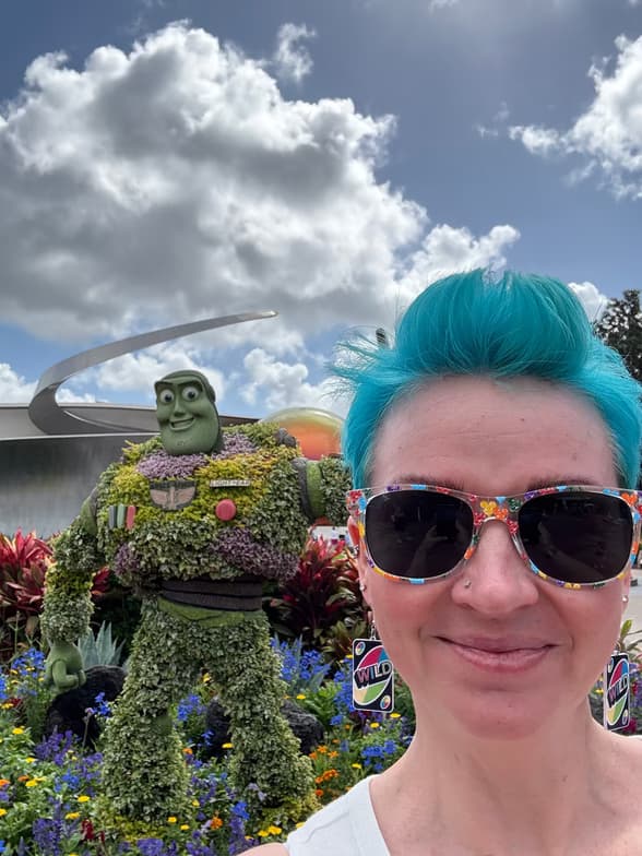 Travel snapshot of Heather during a trip