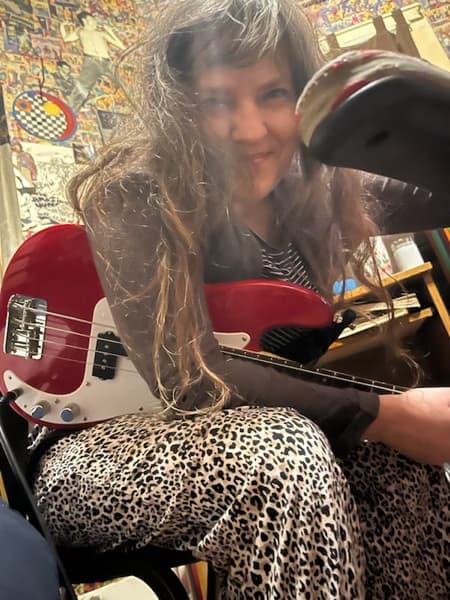 Paulaenjoying a hobby outside teaching