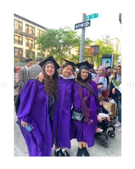 Graduation ceremony photo of Regina