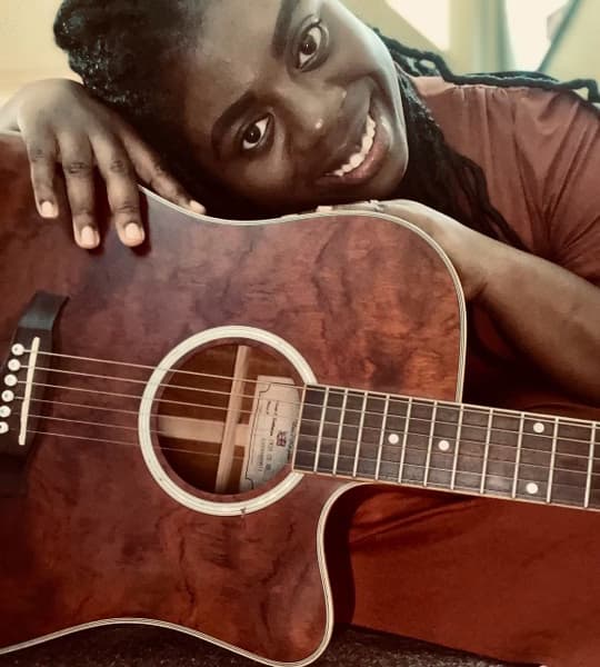 Abigailenjoying a hobby outside teaching