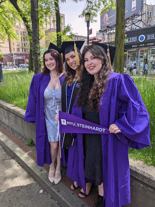 Graduation ceremony photo of Lauryn