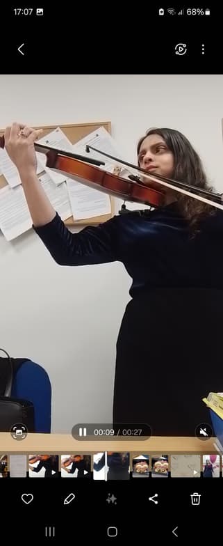 Farhanaenjoying a hobby outside teaching