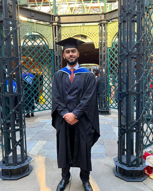 Graduation ceremony photo of Safa