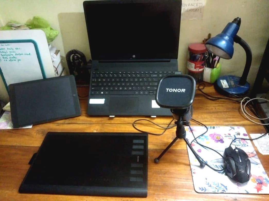 Teaching setup of Priyanka for private tutoring