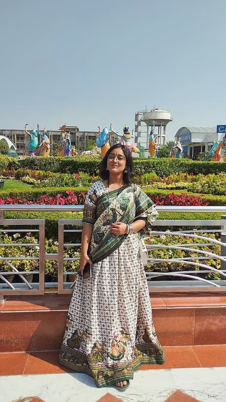 Travel snapshot of Priyanka during a trip