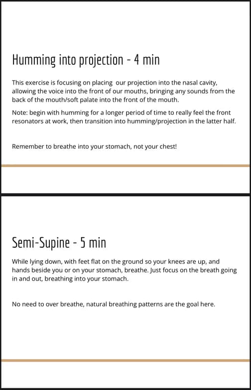 Singing learning materials by Makoto