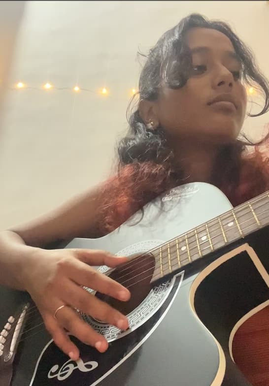 Nandinee enjoying a hobby outside teaching