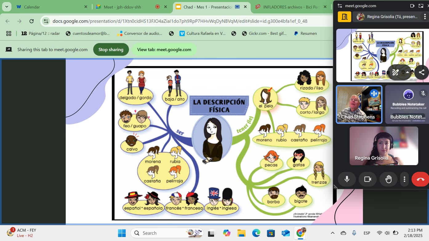 Spanish learning materials by Regina