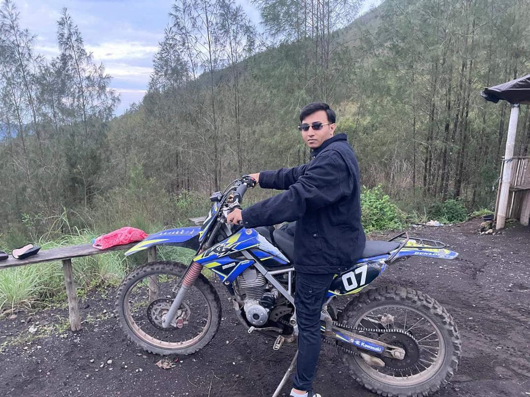 Travel snapshot of Prasham during a trip