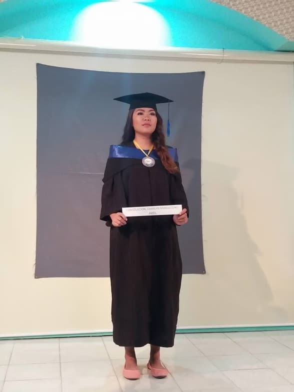 Graduation ceremony photo of Charlyn