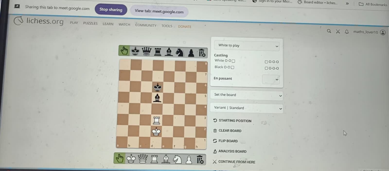 A conducting a lesson