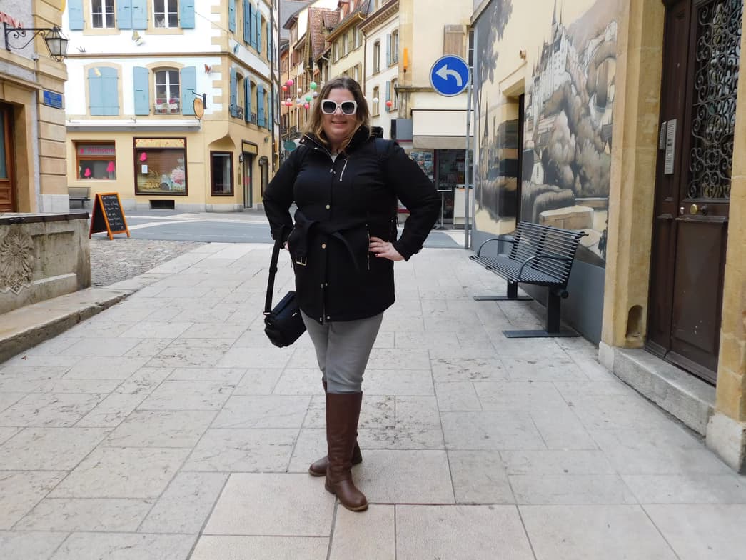 Travel snapshot of Lauren during a trip