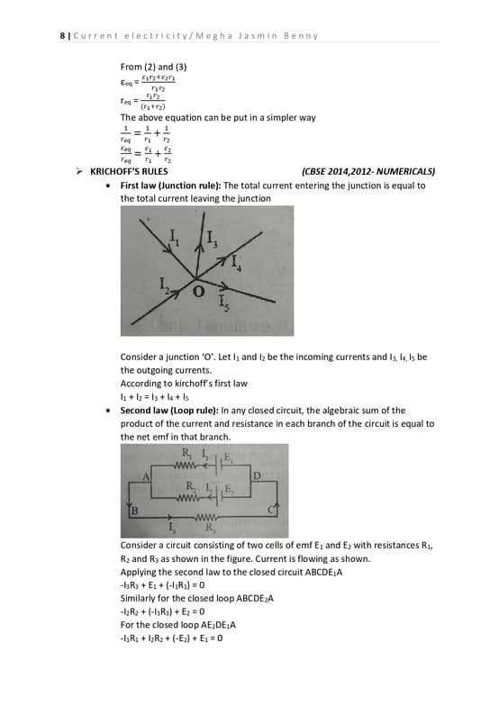 Physics learning materials by Megha