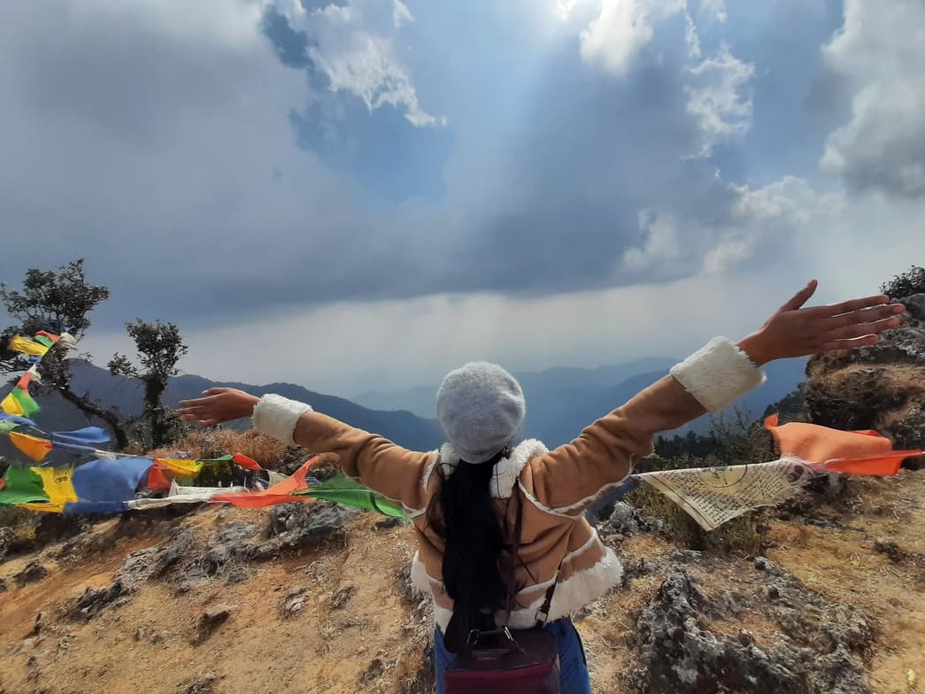 Travel snapshot of Salika during a trip