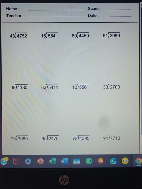 Mathematics learning materials by Kayla