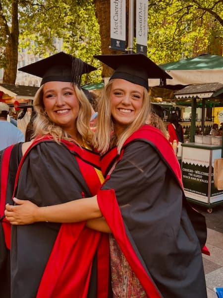 Graduation ceremony photo of Ella