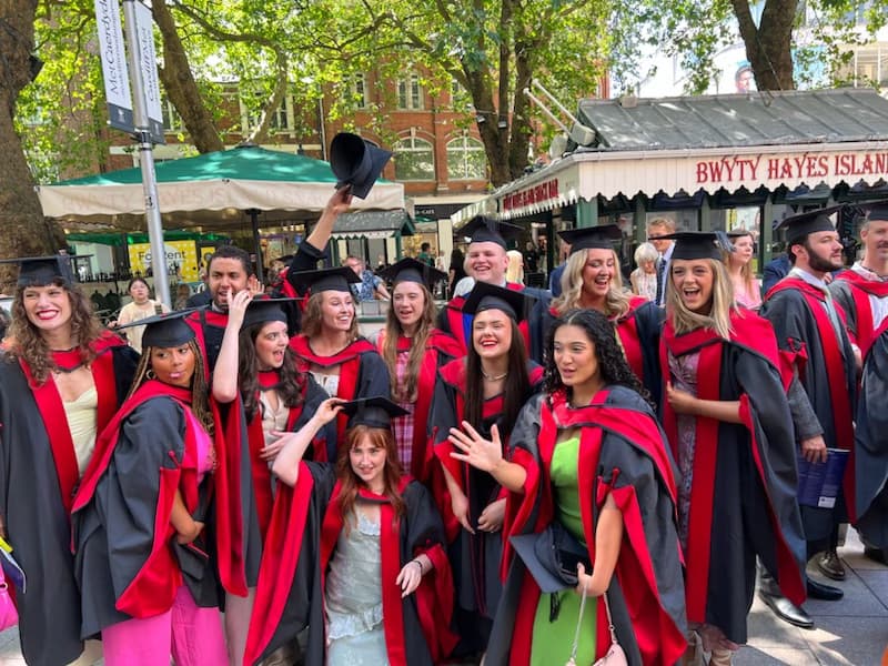 Graduation ceremony photo of Ella