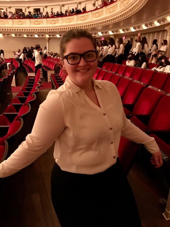 Travel snapshot of Isabella during a trip