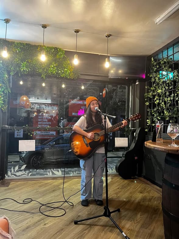 Anaenjoying a hobby outside teaching