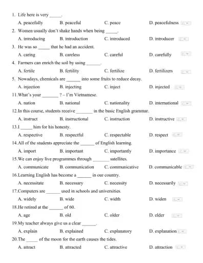 English learning materials by Randy